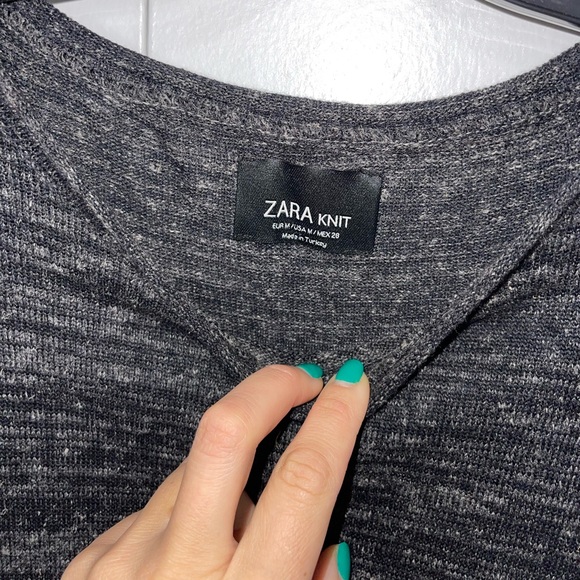 Zara knitted high-low dress/sweater ,can we worn like a tunic - Picture 7 of 10